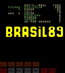Brasil 89 (set 1) Title Screen